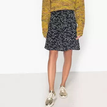 Юбка расклешенная с принтом, короткая NARA