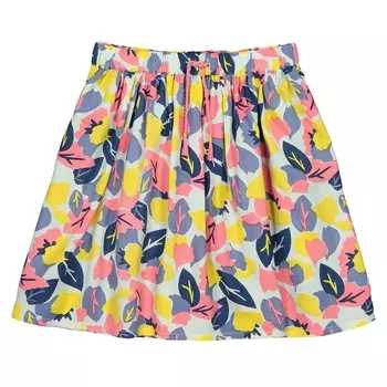 Юбка расклешенная с рисунком, 3-12 лет