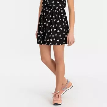 Юбка струящаяся с принтом 10-18 лет