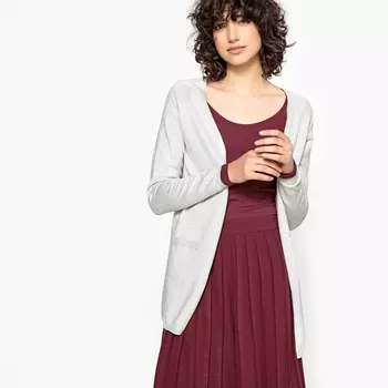 Кардиган базовый средней длины