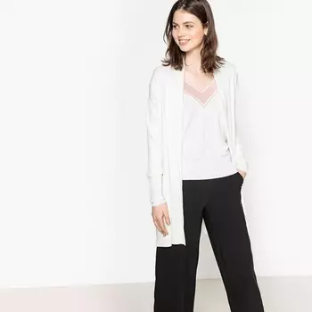 Кардиган длинный с поясом