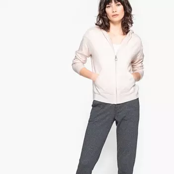 Кардиган на молнии с капюшоном из кашемира