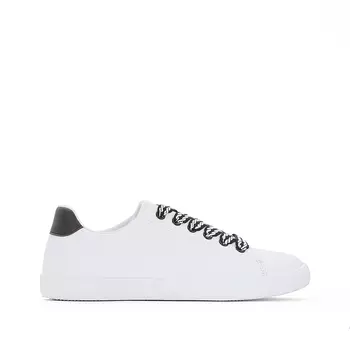 Кеды двухцветные на оригинальной шнуровке