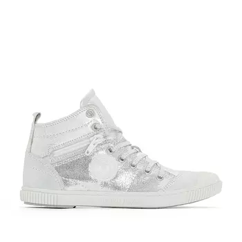 Кеды из кожи высокие Banjou/Mt