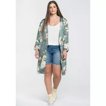 Кимоно бойфренд объемного покроя