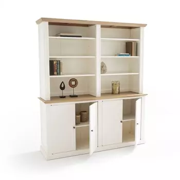 Книжный шкаф двойной ADELIA, высота 2м