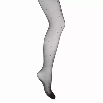 Колготки фантазийные из вуали с вышивкой гладью