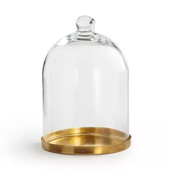 Колпак из стекла и латуни TANEMIRTE, В23 см