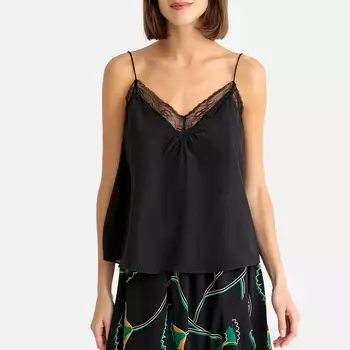 Комбинация на тонких лямках шёлковая SONGE