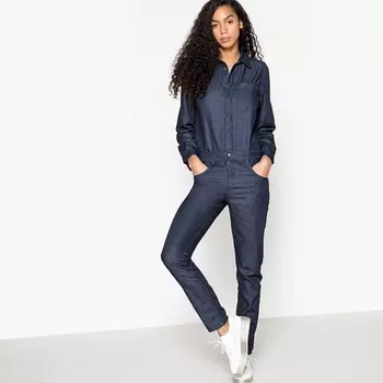 Комбинезон джинсовый с брюками