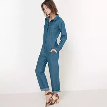 Комбинезон с брюками из денима