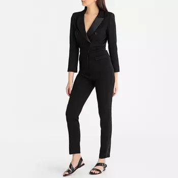 Комбинезон с пиджачным воротником CELIA