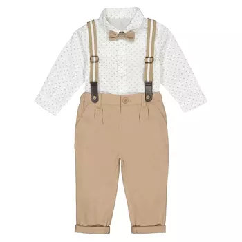 Комплект брюки + рубашка + бантик 1 мес - 3 лет