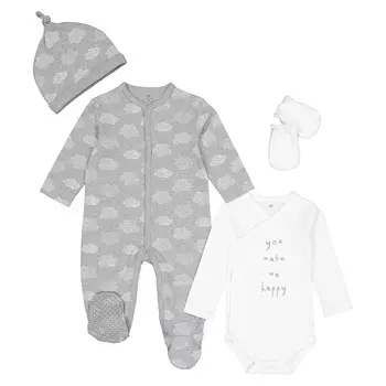 Комплект для новорожденных из хлопка LaRedoute