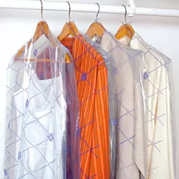 Комплект из 15 чехлов для одежды с обработкой прот