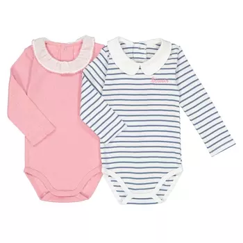 Комплект из 2 боди с длинными рукавами, 0 мес. - 3 года