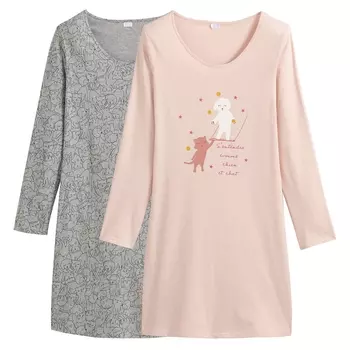 Комплект из 2 больших футболок La Redoute