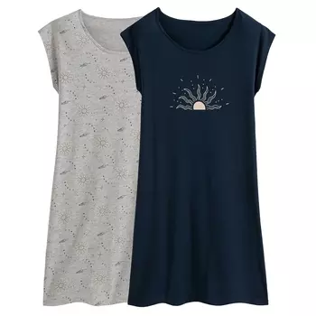 Комплект из 2 рубашек ночных LaRedoute