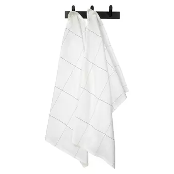 Комплект из 2 кухонных полотенец из хлопка и льна CARREAUX