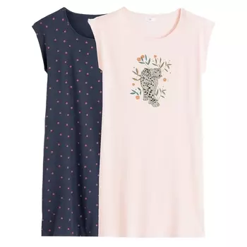 Комплект из 2 ночных рубашек LA REDOUTE COLLECTIONS