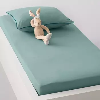 Комплект из 2 однотонных детских натяжных простыней, Xelie