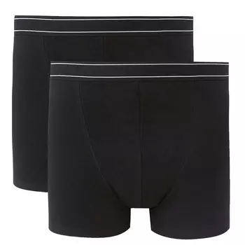 Комплект из 2 однотонных трусов-боксеров La Redoute