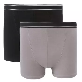 Комплект из 2 однотонных трусов-боксеров La Redoute