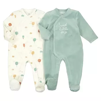 Комплект из двух цельных пижам LaRedoute