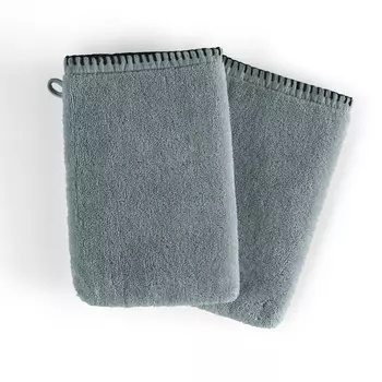 Комплект из 2 рукавичек банных LaRedoute