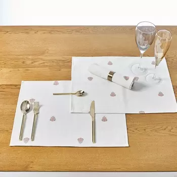 Комплект из 2 салфеток под приборы с рисунком WIDAS