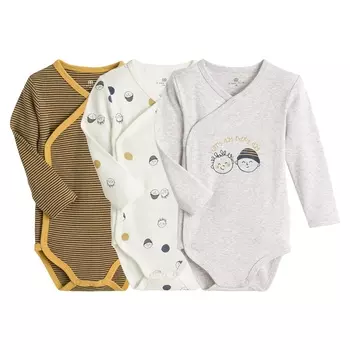 Комплект из 3 боди из LA REDOUTE COLLECTIONS
