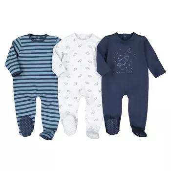 Комплект из 3 цельных пижам LaRedoute