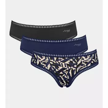 Комплект из 3 хлопковых трусов LaRedoute