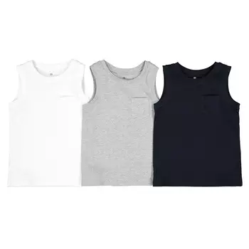 Комплект из 3 однотонных топов LaRedoute