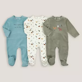 Комплект из 3 пижам цельных LaRedoute