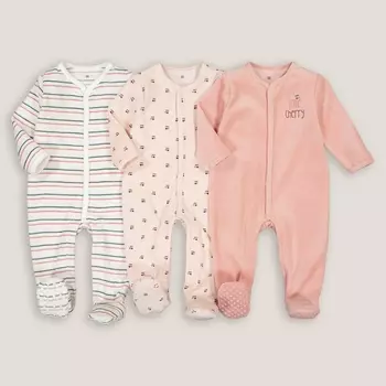 Комплект из 3 пижам цельных LaRedoute