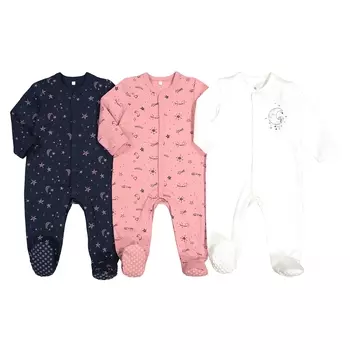 Комплект из 3 пижам хлопковых LaRedoute