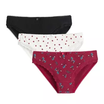 Комплект из 3 трусов-слипов из LaRedoute