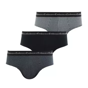 Комплект из 3 трусов-слипов с низкой талией BUSINESS PRINT