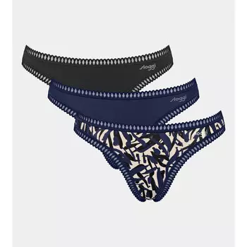 Комплект из 3 трусов-стрингов из LaRedoute