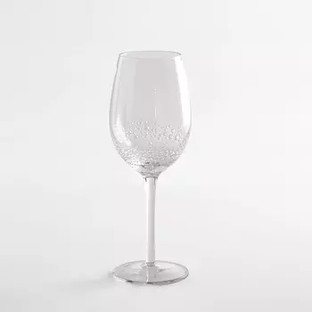 Комплект из 4 бокалов под вино с пузырьками на дне, GALIO