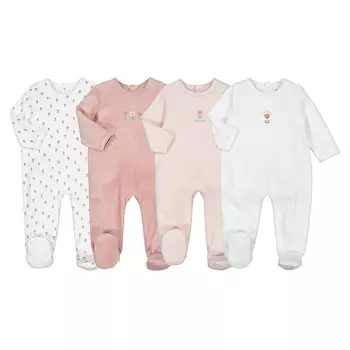 Комплект из 4 цельных пижам LaRedoute