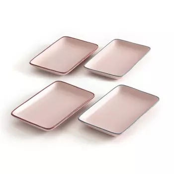 Комплект из 4 десертных тарелок, SIGRID