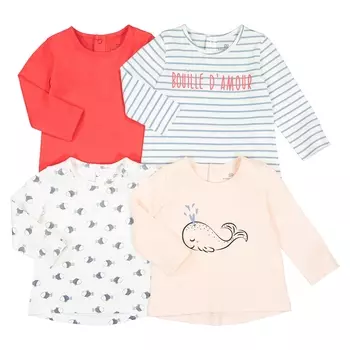 Комплект из 4 футболок с LaRedoute