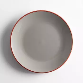 Комплект из 4 мелких тарелок из фаянса, DOTKA