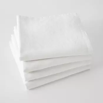 Комплект из 4 салфеток Victorine из осветленного льна