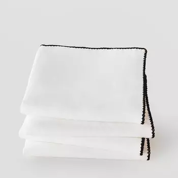 Комплект из 4 столовых полотенец LaRedoute