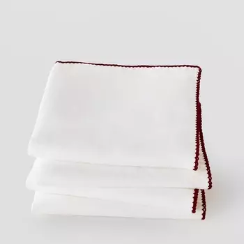 Комплект из 4 столовых полотенец LaRedoute