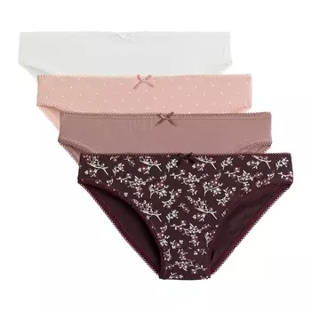 Комплект из 4 трусов-слипов из LaRedoute