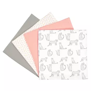 Комплект из 4 пеленок LA REDOUTE COLLECTIONS